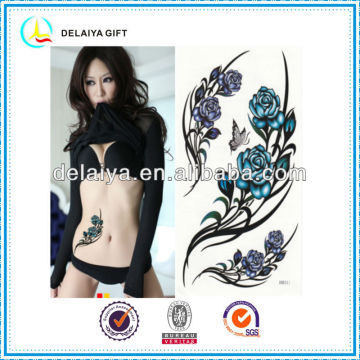 Sexy and fashion body temporary tattoo sticker for adults